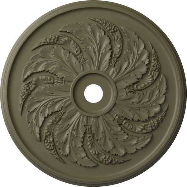 Ekena Millwork Sellek Ceiling Medallion (Fits Canopies up to 9"), Hand-Painted Spartan Stone, 42 1/8"OD x 1 7/8"P CM42SKSSF - main